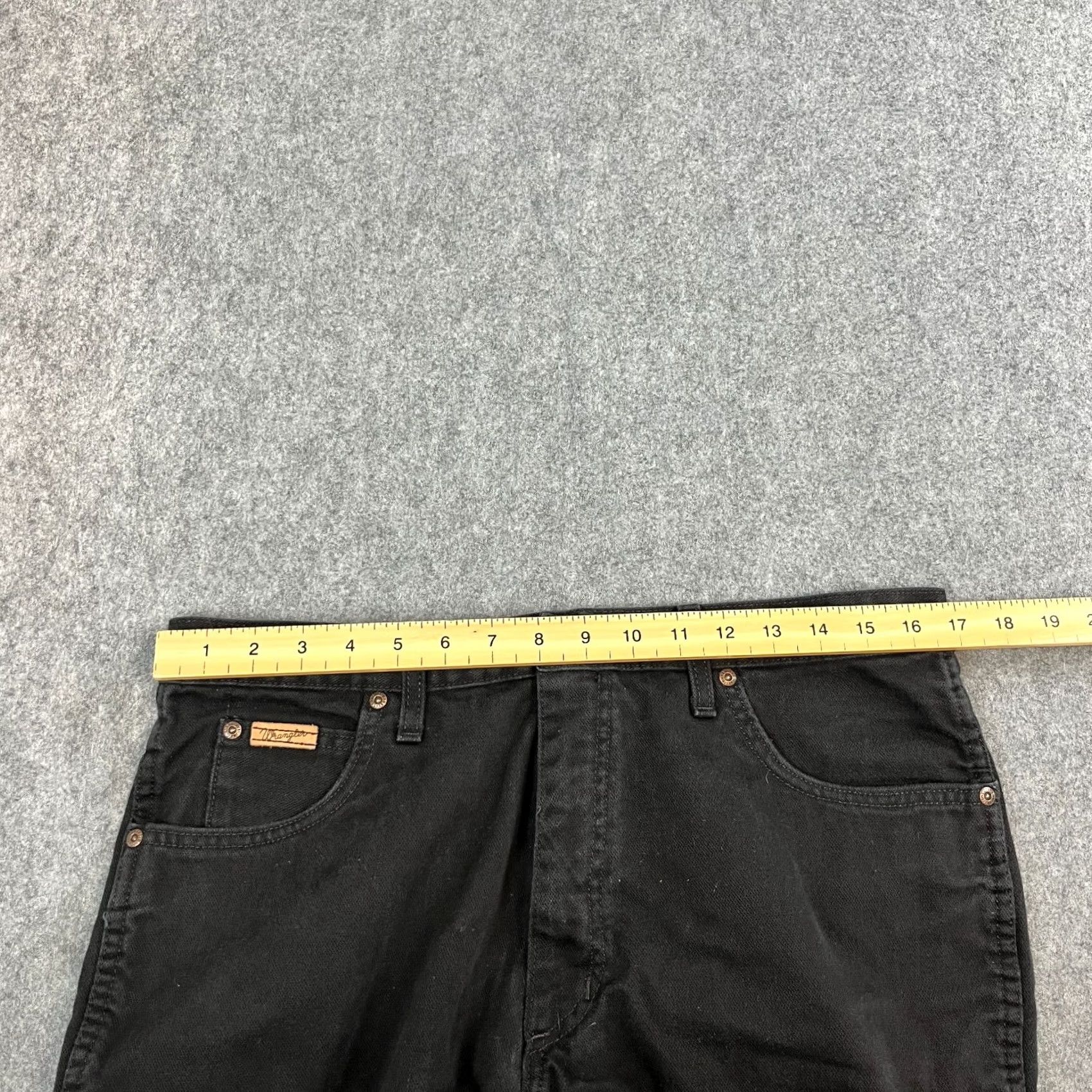 Wrangler VINTAGE Wrangler Jeans Relaxed Straight 34 30 Black 100% Cotton VTG Cowboy Western Jeans Mens Size US 34 / EU 50 - 6 Thumbnail
