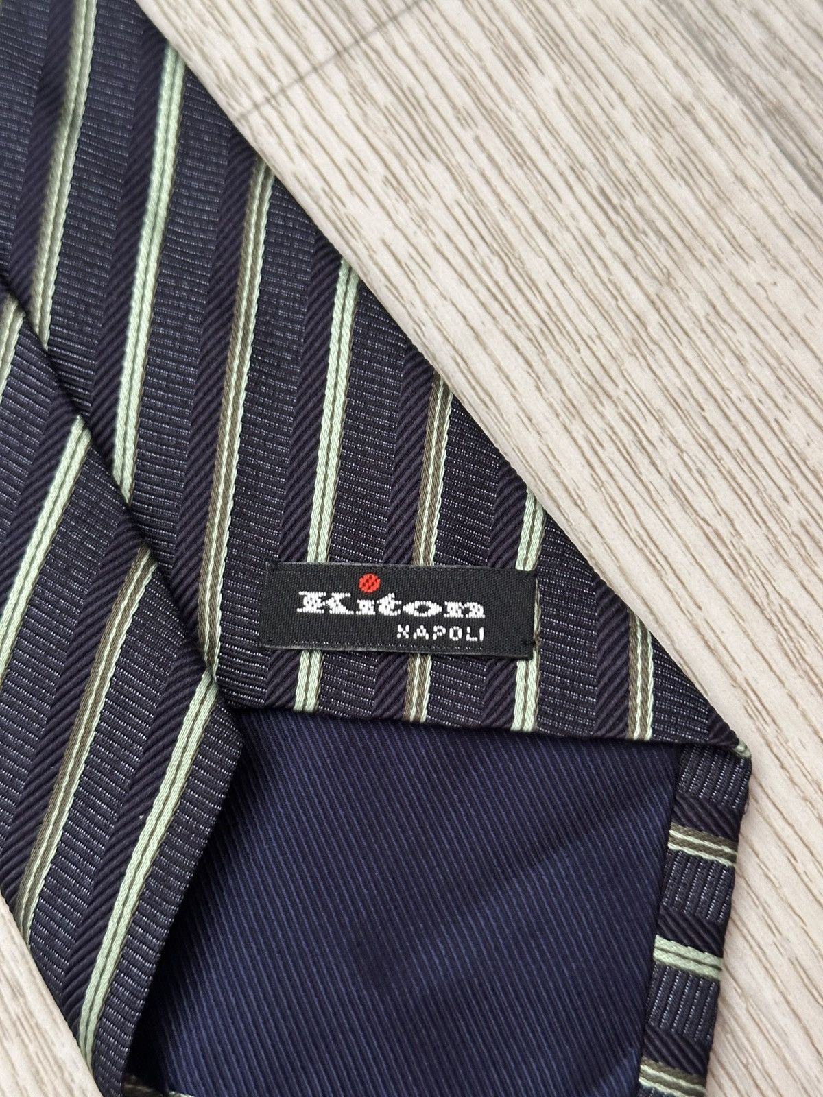 Kiton Kiton Napoli Blue Tie Size ONE SIZE - 5 Thumbnail