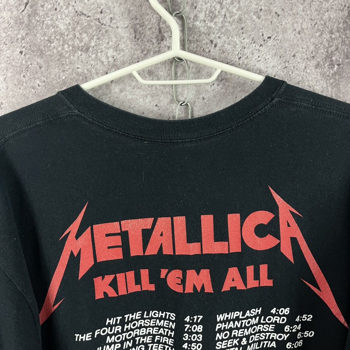 Band Tees Vtg Metallica Band Rock T-Shirt “Kill ‘Em All” Big Logo Sz L Size US L / EU 52-54 / 3 - 7 Thumbnail