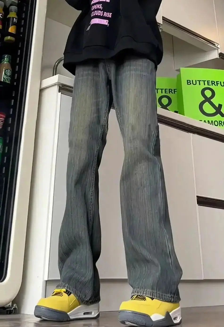 Japanese Brand Retro washed micro flared jeans Size US 30 / EU 46 - 3 Thumbnail