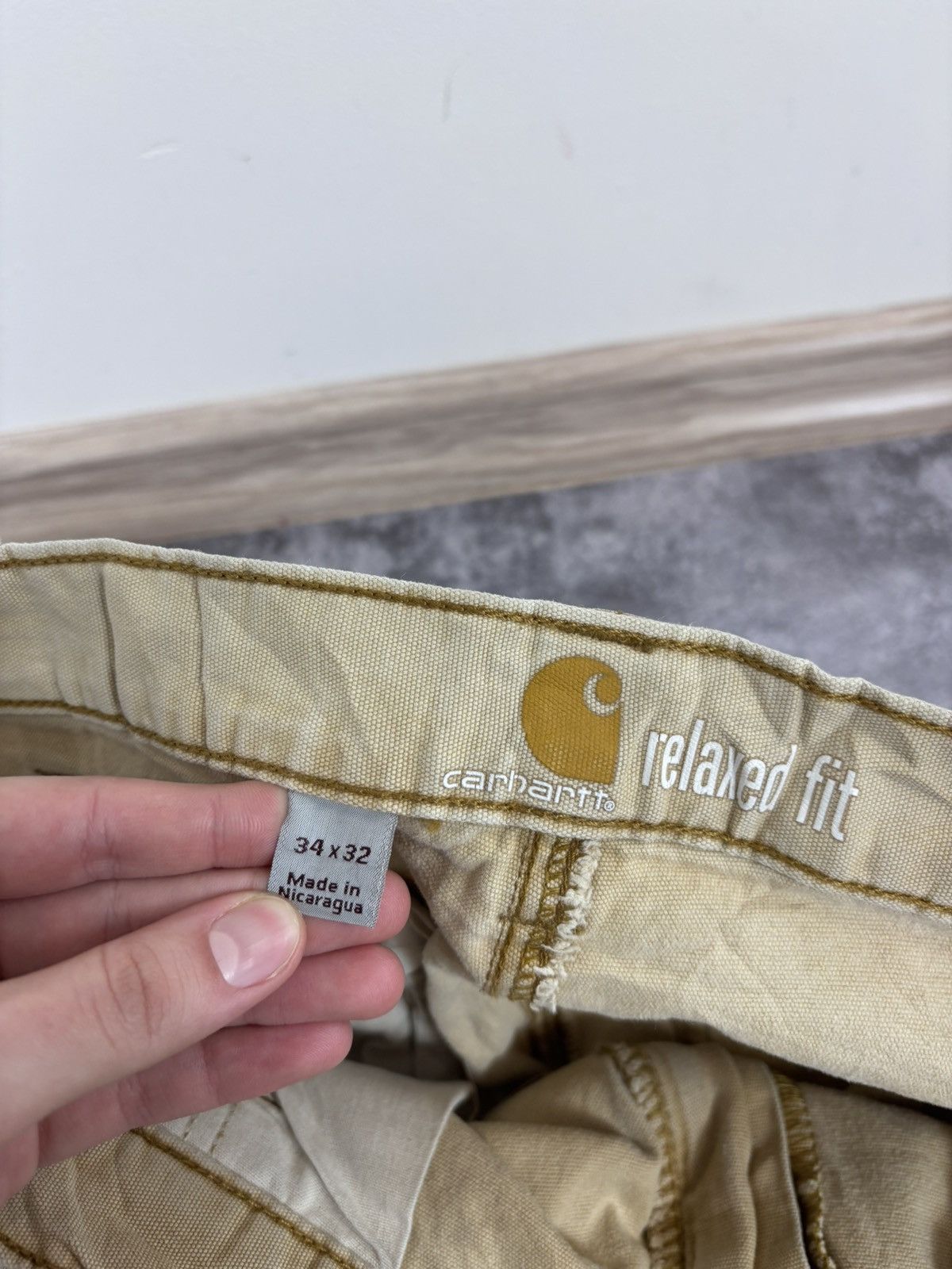 Carhartt Vintage Carhartt USA Relaxed Fit Double Knee Baggy Pants Size US 34 / EU 50 - 10 Thumbnail
