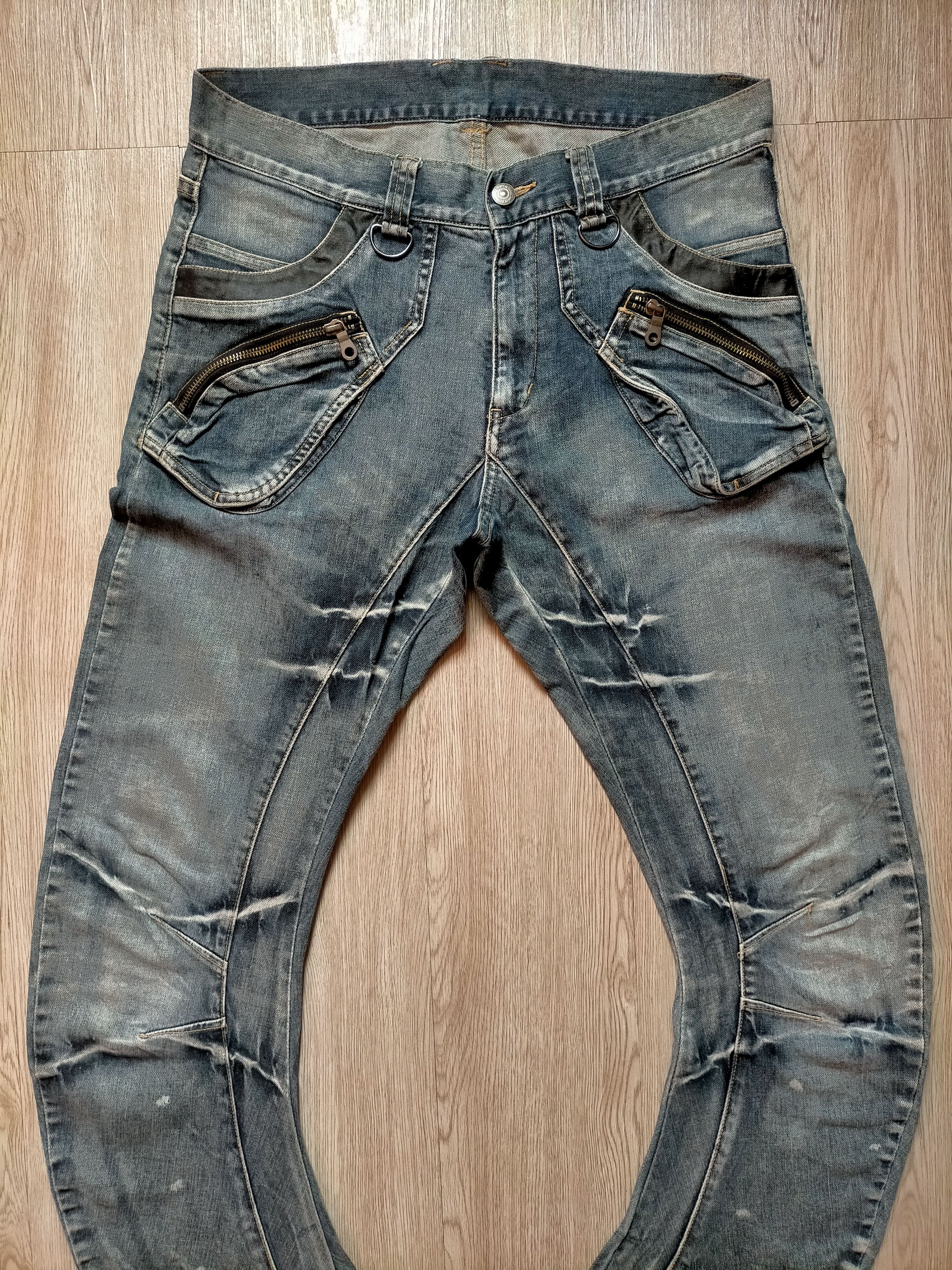 PPFM PPFM Japan Curve Paint Denim Size US 33 - 6 Thumbnail