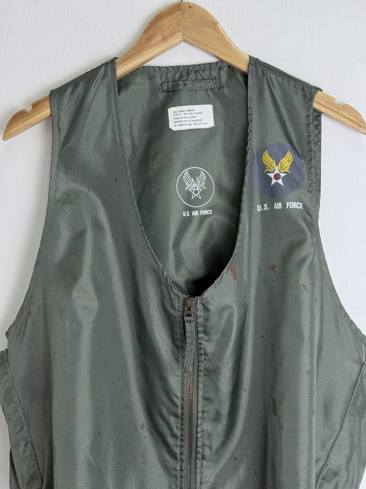 Vintage U.S Air Force re-pro Vest Radio Carrier Size US XL / EU 56 / 4 - 5 Thumbnail