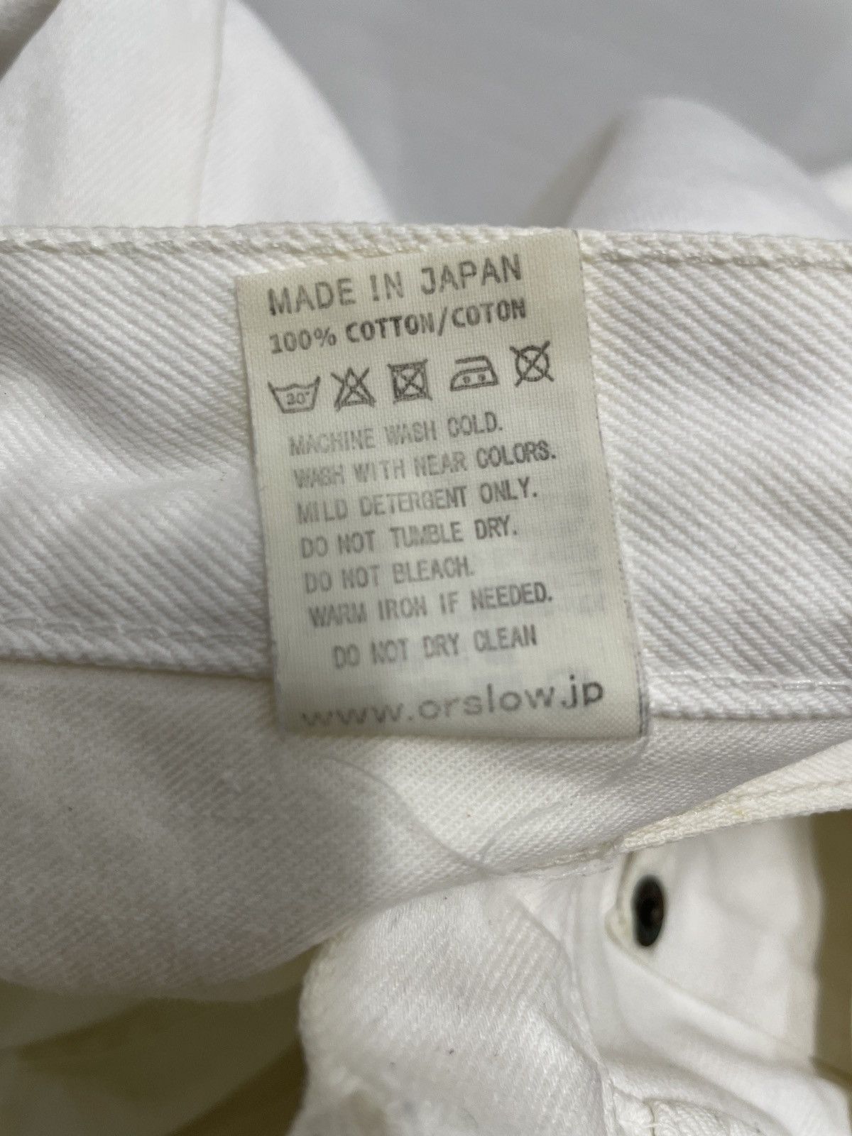 Orslow Orslow Japan White Jeans Size US 30 / EU 46 - 10 Thumbnail