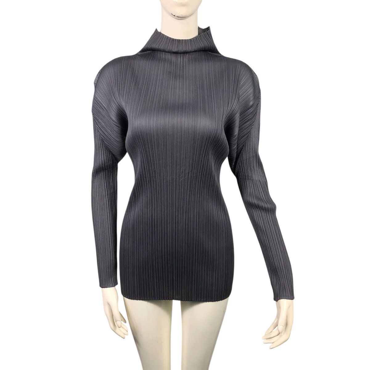 Issey Miyake 🔥VINTAGE PLEATS PLEASE ISSEY MIYAKE TURTLE NECK LONG SLEEVE Size M / US 6-8 / IT 42-44 - 1 Thumbnail