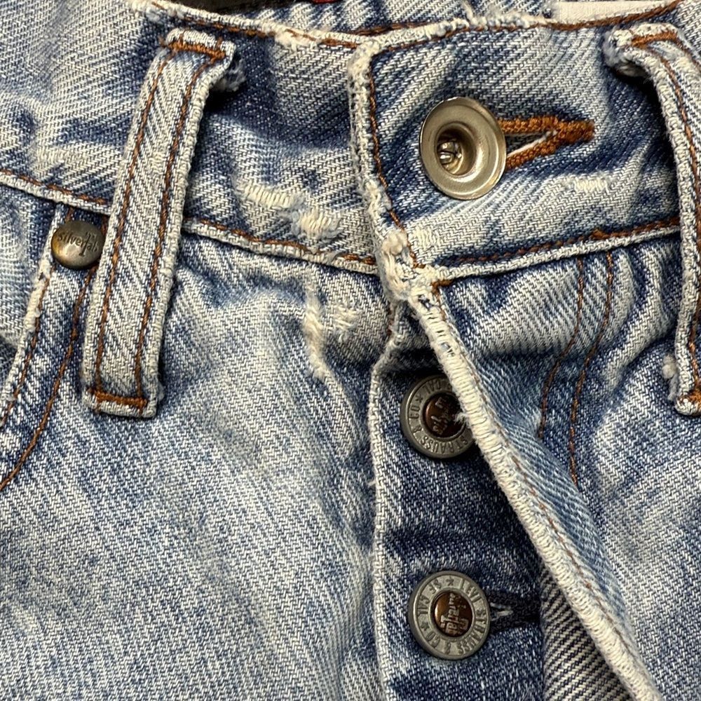 Levi's 90s Vintage Women’s Levi’s Silver Tab straight leg blue jean Size 26" / US 2 / IT 38 - 2 Thumbnail
