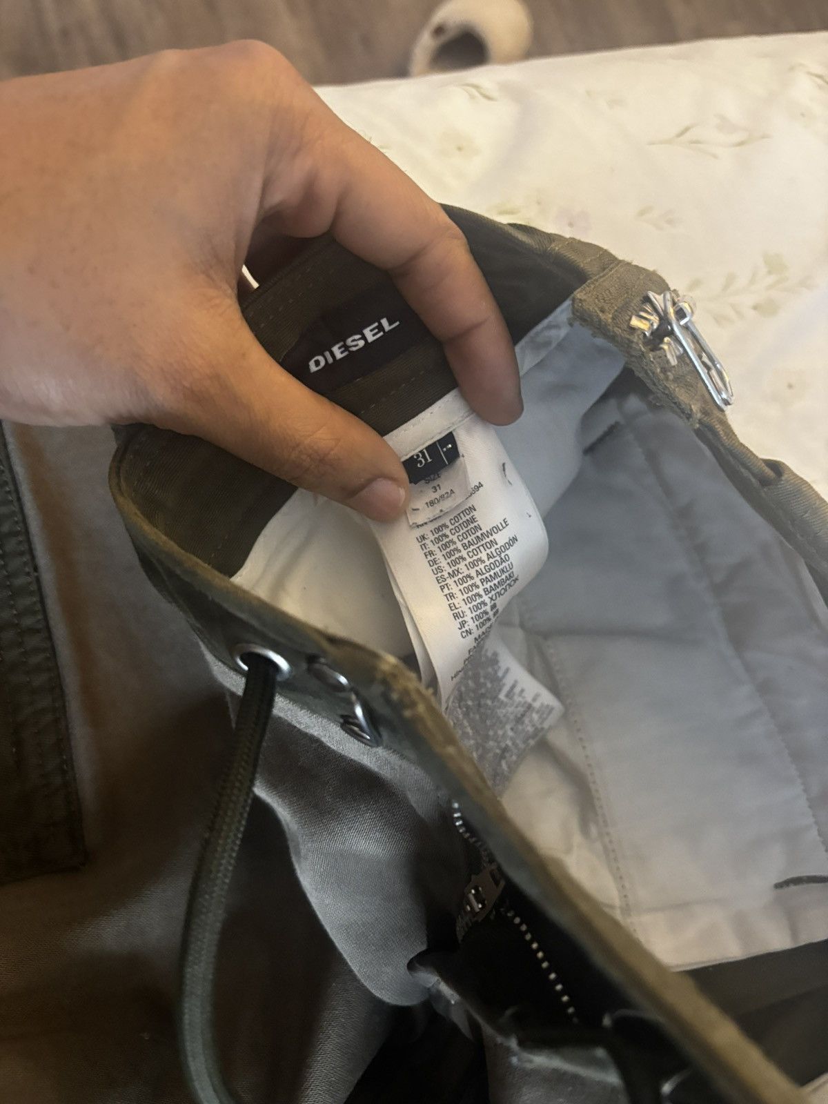 Diesel Diesel cargo zip pants Size US 31 - 6 Thumbnail
