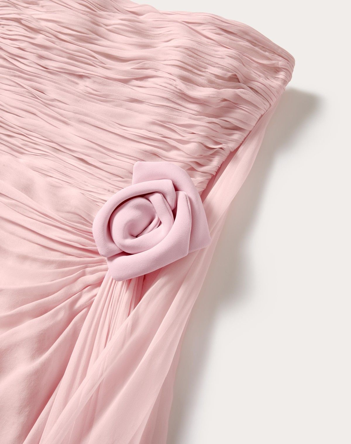 Valentino o1s1wg110525 Chiffon Gown in Pink Size M / US 6-8 / IT 42-44 - 3 Thumbnail