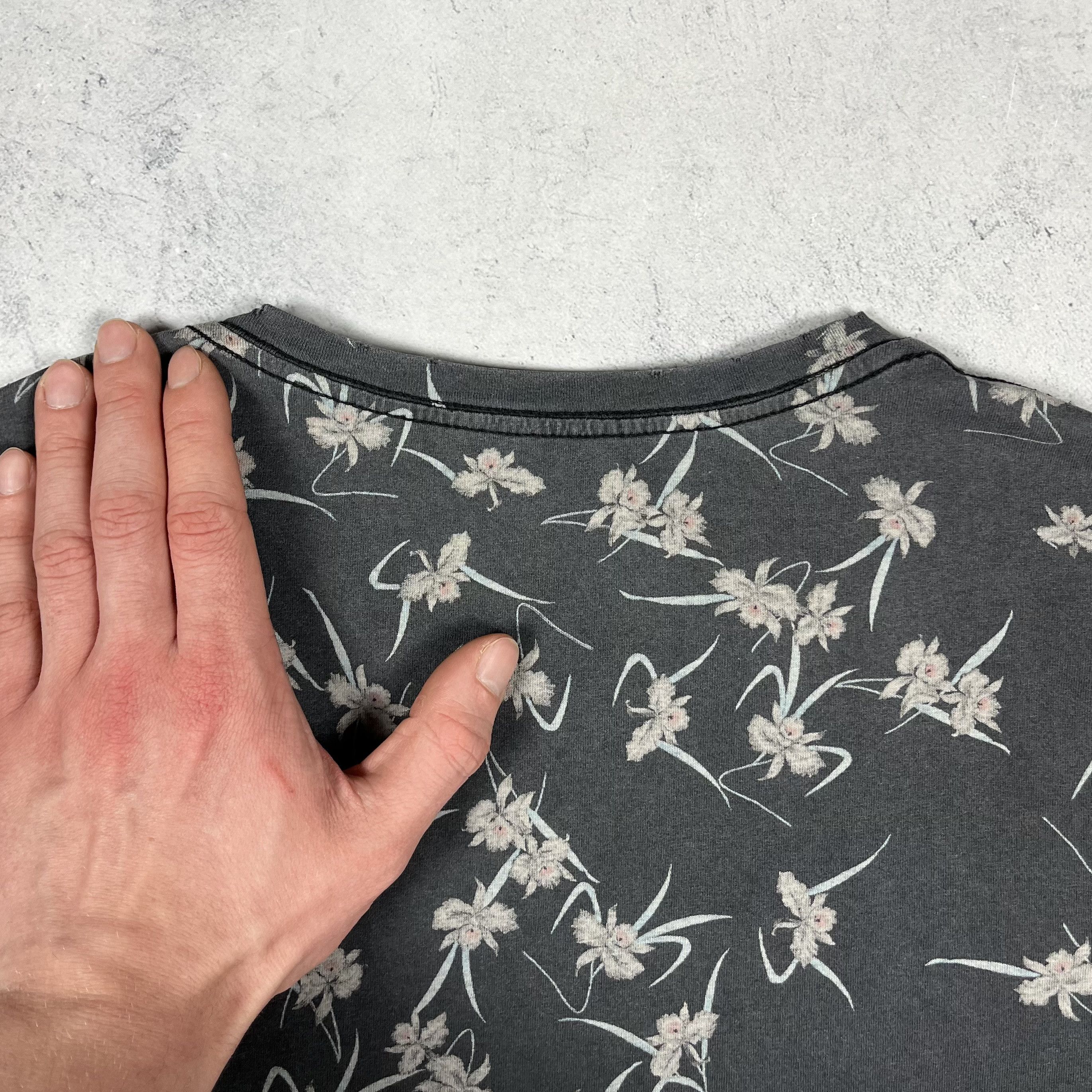 Allsaints Designer AllSaints AARU SLOUCH Graphite Grey T Shirt Size US L / EU 52-54 / 3 - 20 Thumbnail