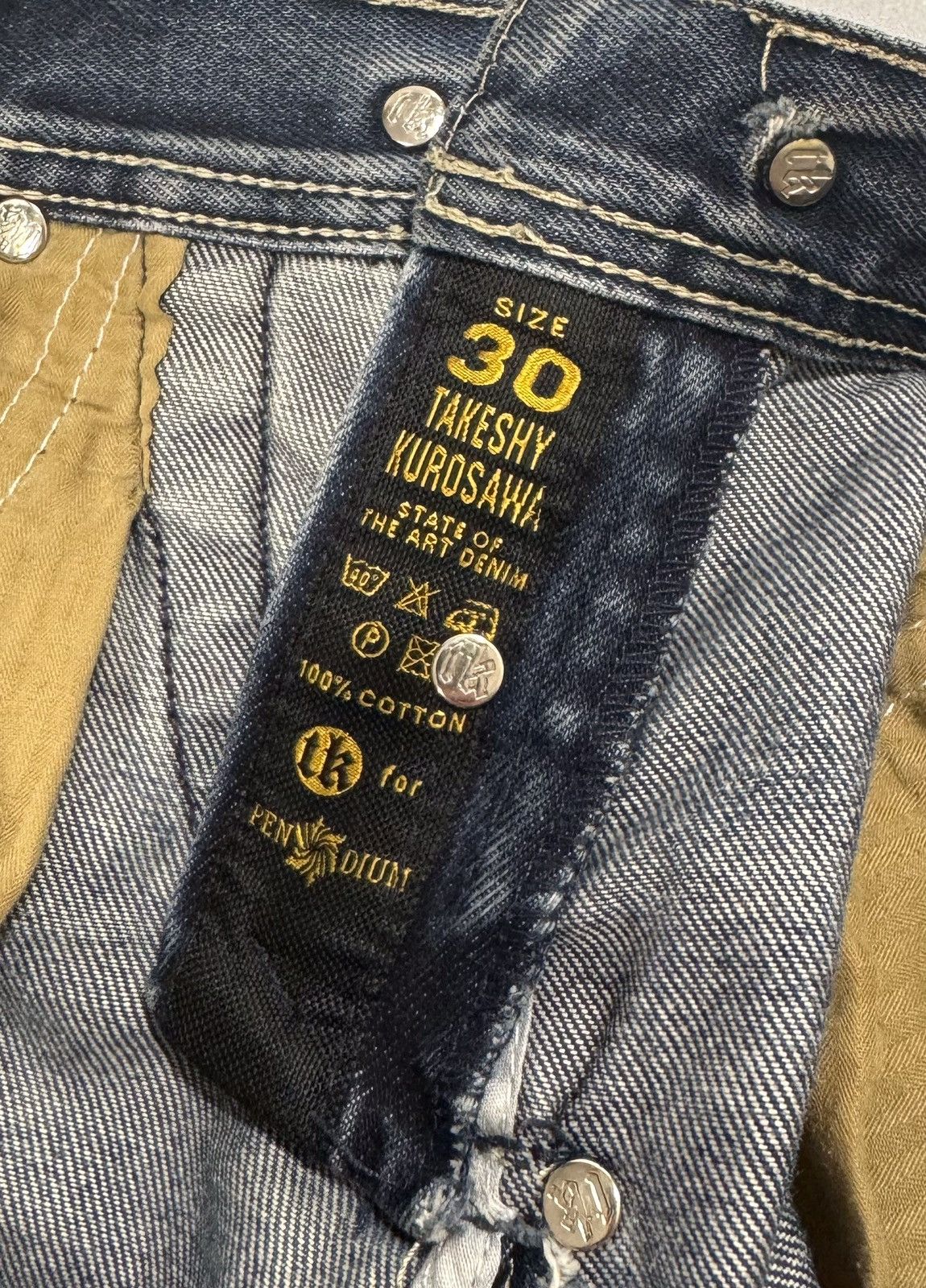 Takeshy Kurosawa Takeshy Kurosawa Jeans Distressed Denim Unique Design Size US 30 / EU 46 - 9 Thumbnail