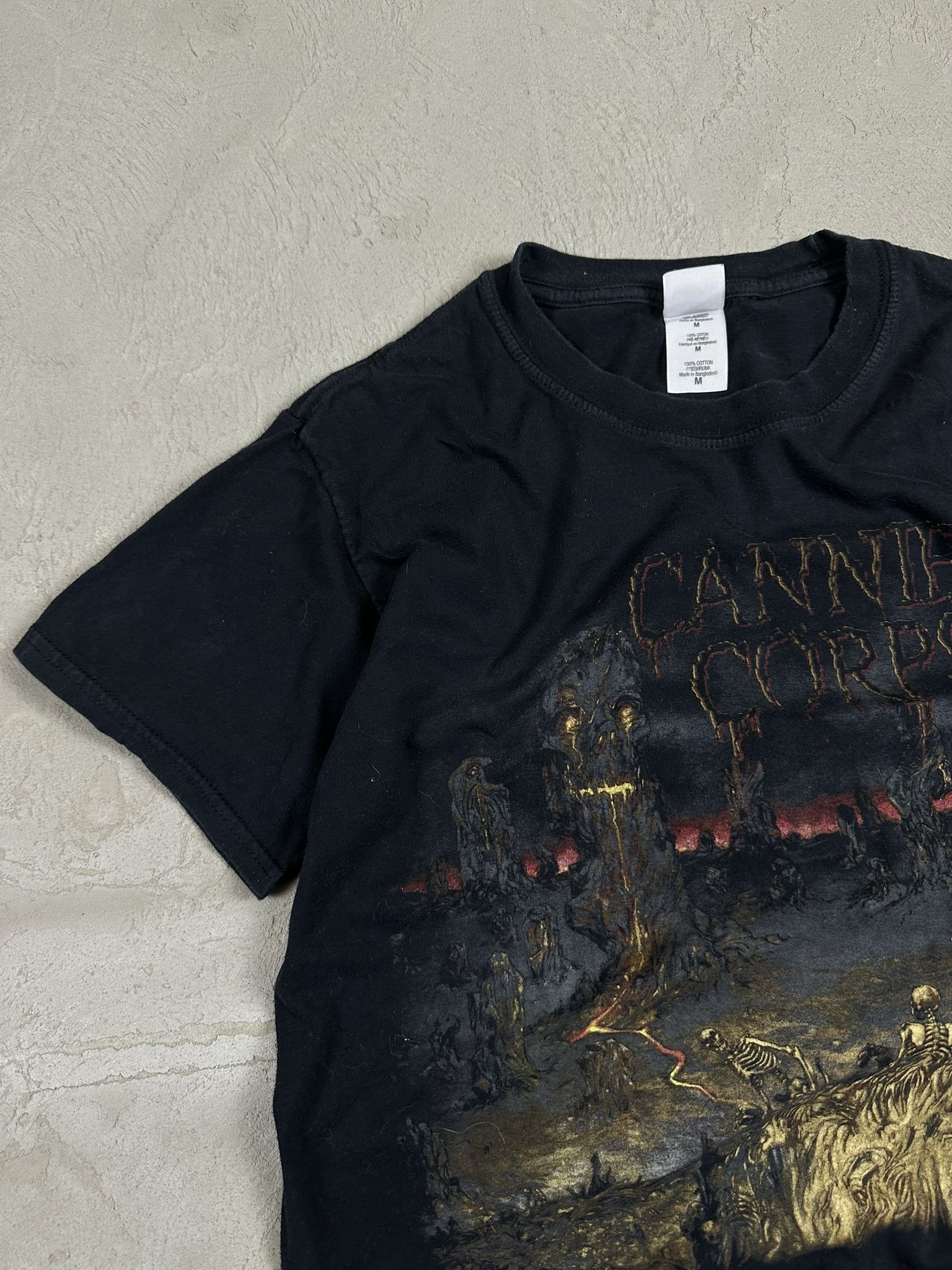 Band Tees Vintage Y2k Cannibal Corpse A Skeletal Domain Promo T-shirt Size US M / EU 48-50 / 2 - 7 Thumbnail