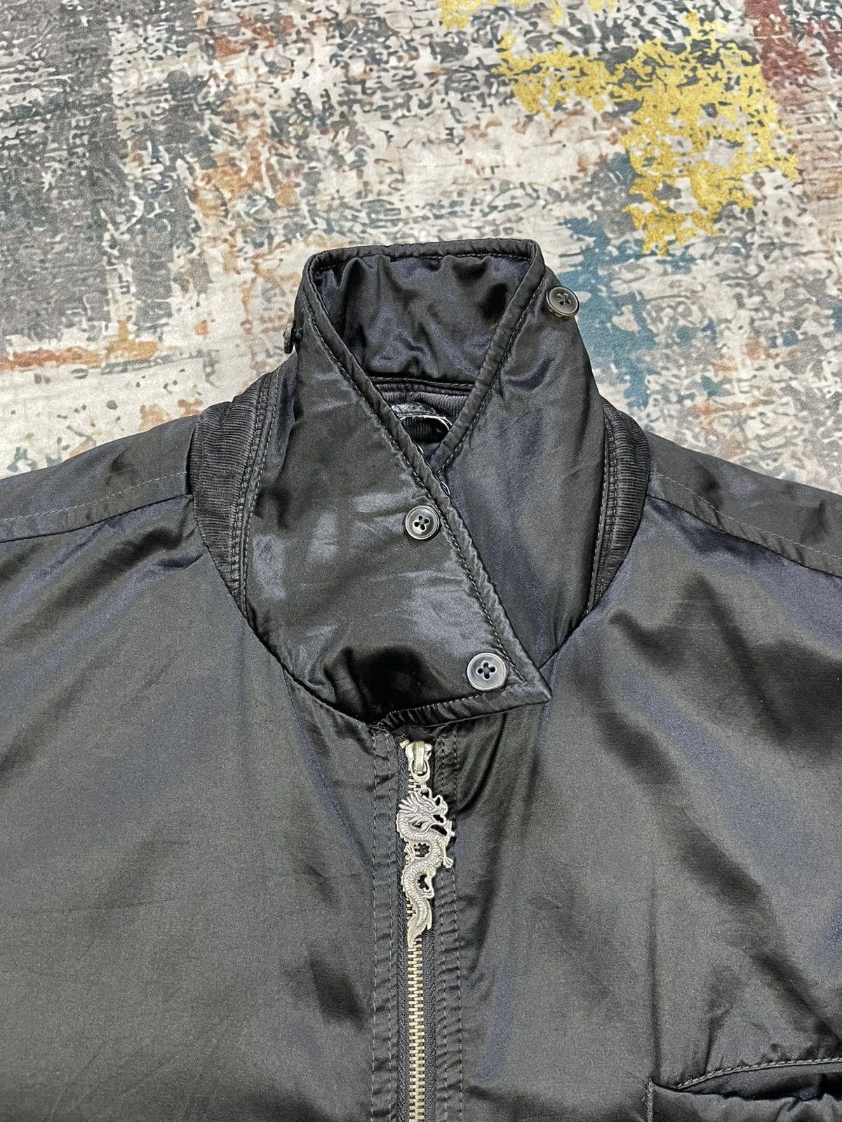 Dragonfly SOCALUSA Fur Lined Dragon Pendant Jacket Size US XL / EU 56 / 4 - 11 Thumbnail