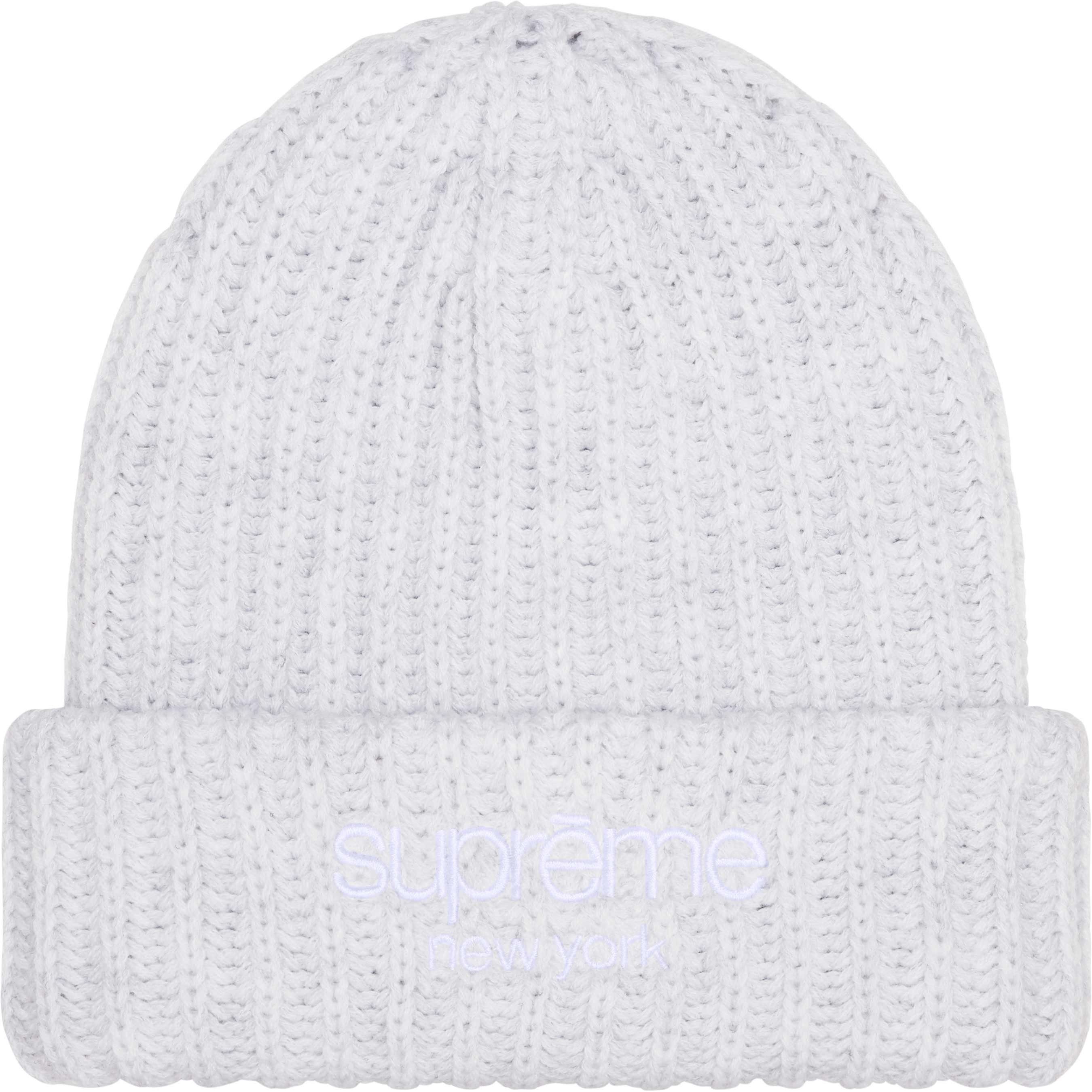 Supreme Supreme Classic Logo Chunky Ribbed Beanie Size ONE SIZE - 1 Preview