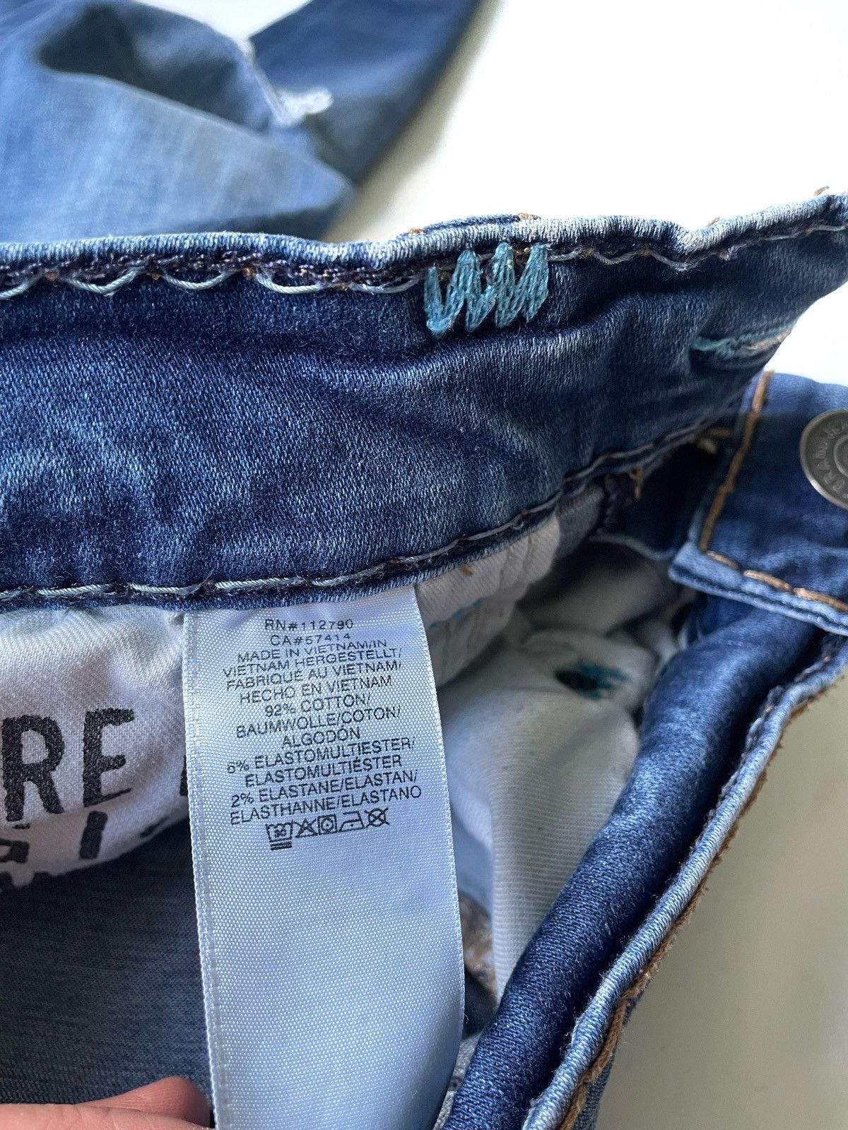 True Religion True Religion Men Blue Jeans Size 32 Super T Relaxed Skinny Size US 32 / EU 48 - 11 Thumbnail