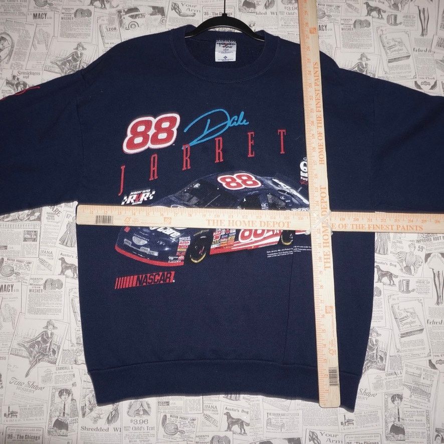 NASCAR Large -Vintage Y2K Dale Jarrett nascar race 2000s sweatshirt Size US L / EU 52-54 / 3 - 4 Thumbnail