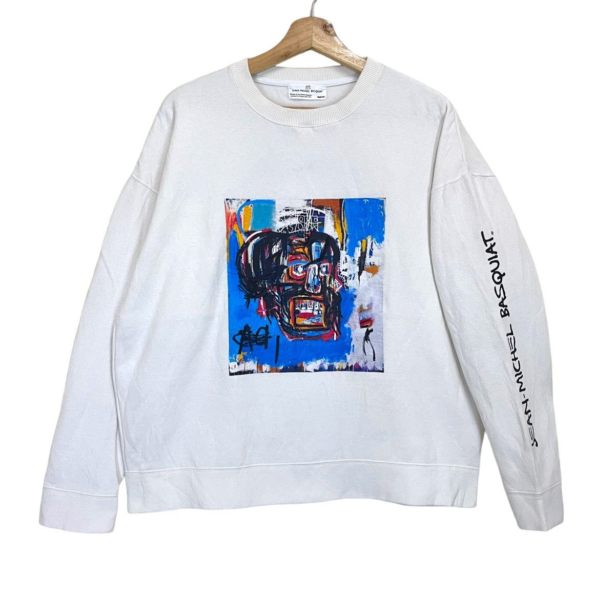 Jean-Michel Basquiat Jean Michel Basquiat Big Logo Crewneck Sweatshirt Size US M / EU 48-50 / 2 - 1 Thumbnail