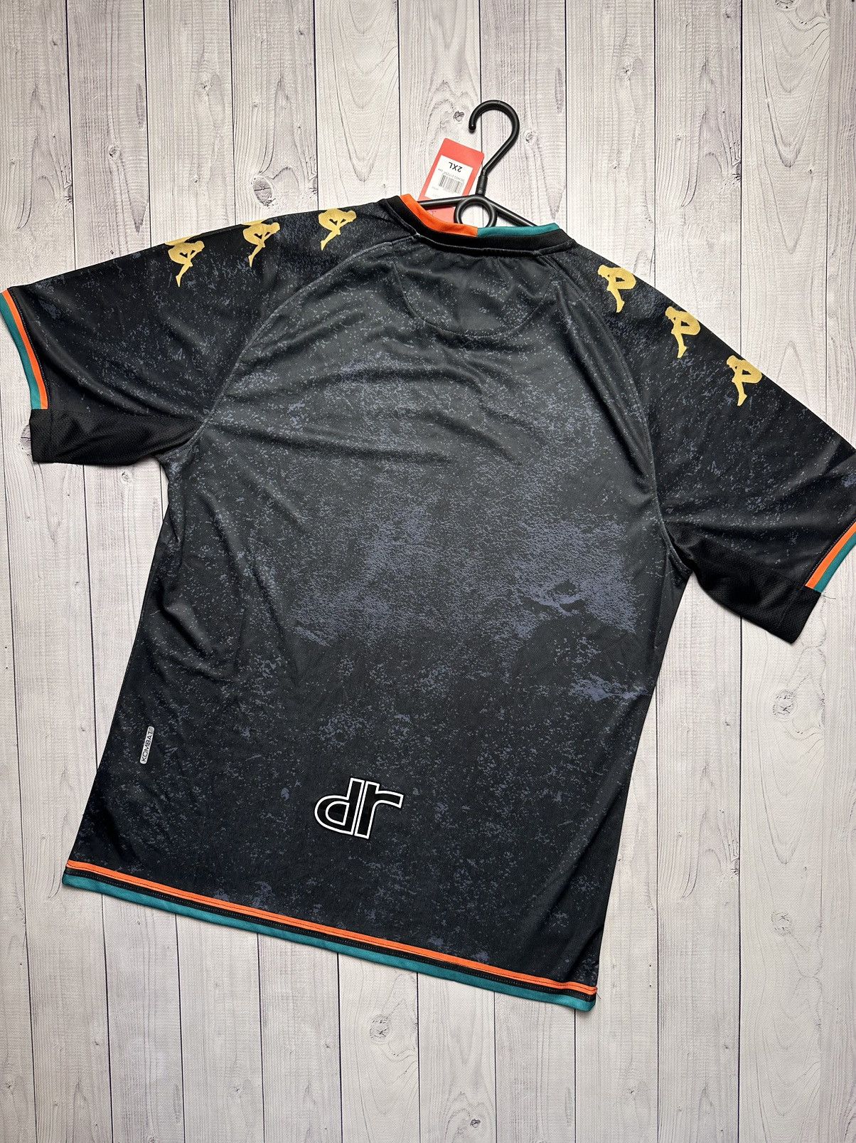 Kappa Vinezia FC soccer jersey kappa size L/XL black new ! Size US XL / EU 56 / 4 - 8 Thumbnail