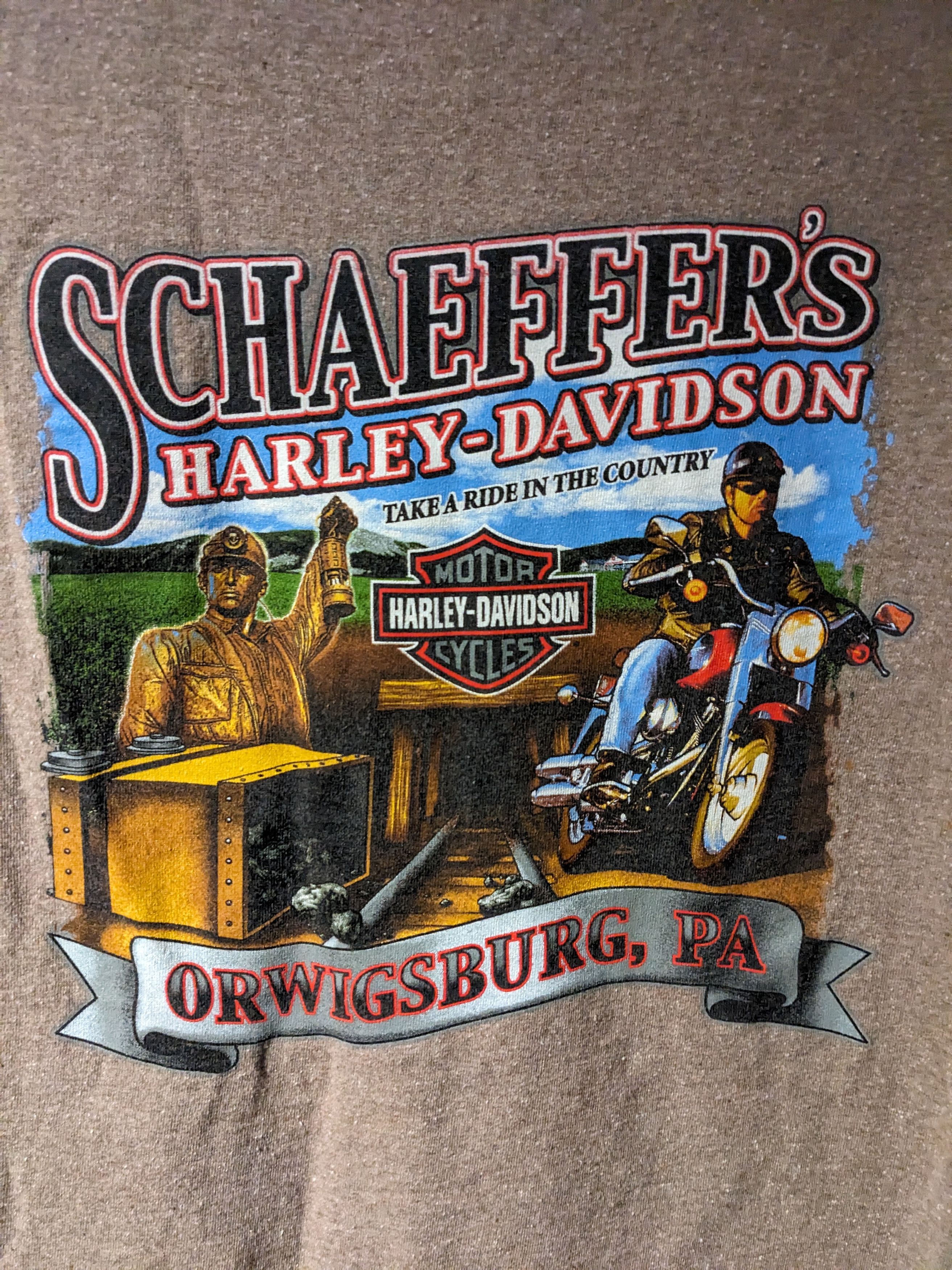 Harley Davidson × Vintage Vintage 2005 Harley Davidson Flames Long Sleeve T-shirt Size US XL / EU 56 / 4 - 2 Thumbnail