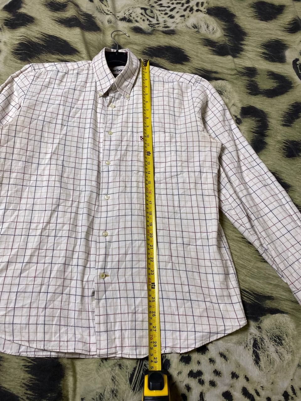 Barbour × Vintage Barbour Striped Checkered Button Up Short Sleeve Shirt Size US S / EU 44-46 / 1 - 9 Thumbnail