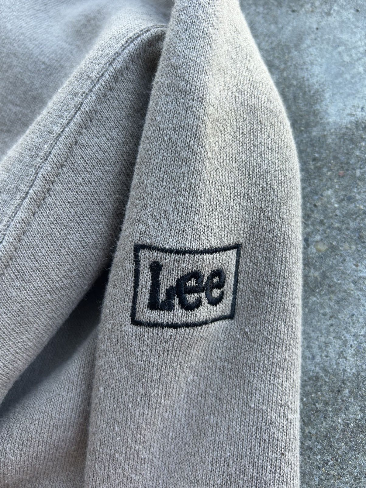 Lee × Vintage Vintage Lee Heavyweight Branded Crewneck Size US XL / EU 56 / 4 - 4 Thumbnail