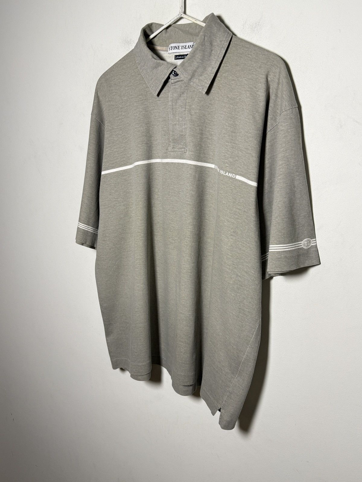 Stone Island stone island y2k logo polo Size US L / EU 52-54 / 3 - 2 Thumbnail