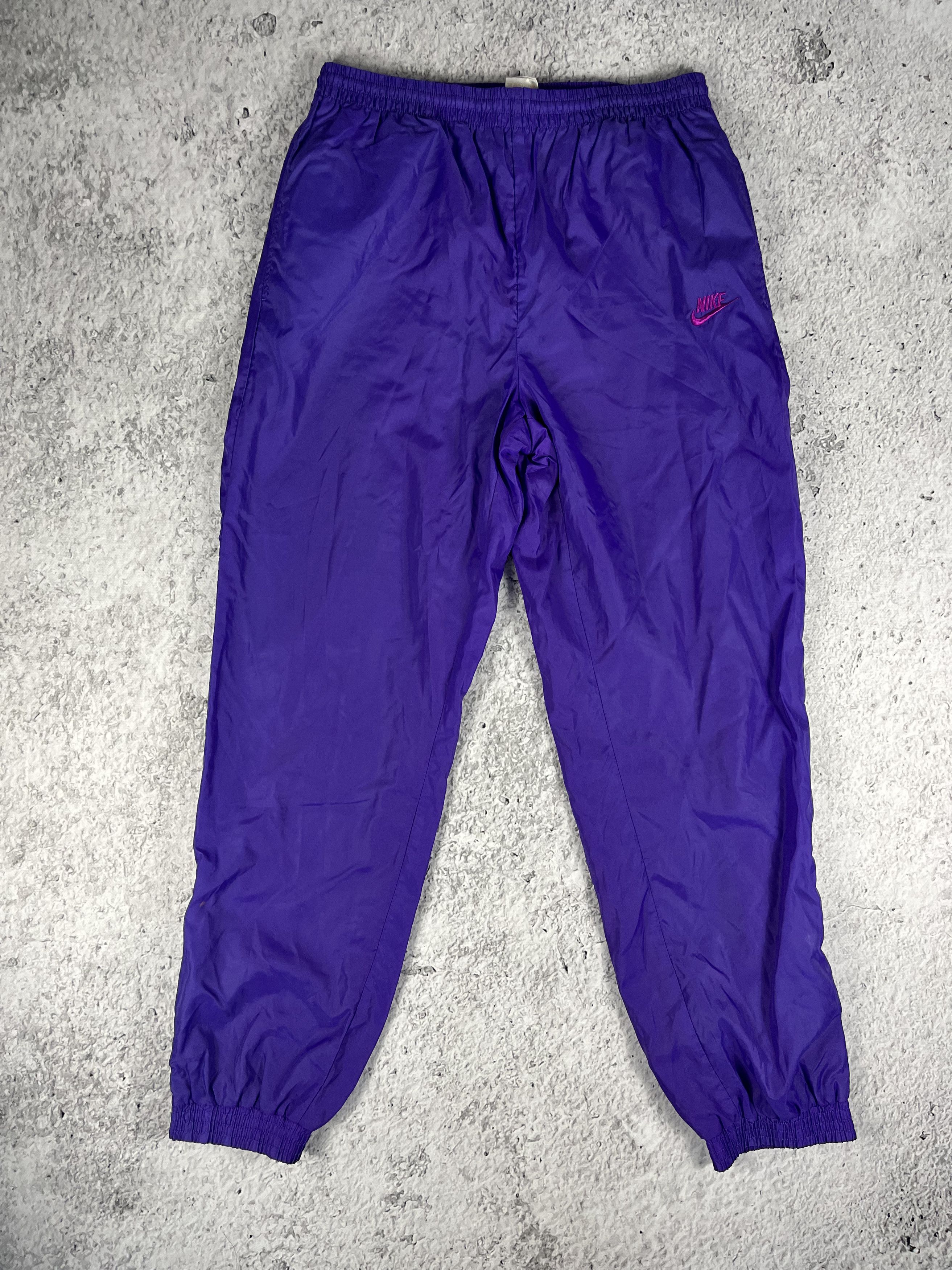 Nike × Vintage Vintage 90s Nike Trackpants Size US 32 / EU 48 - 1 Thumbnail