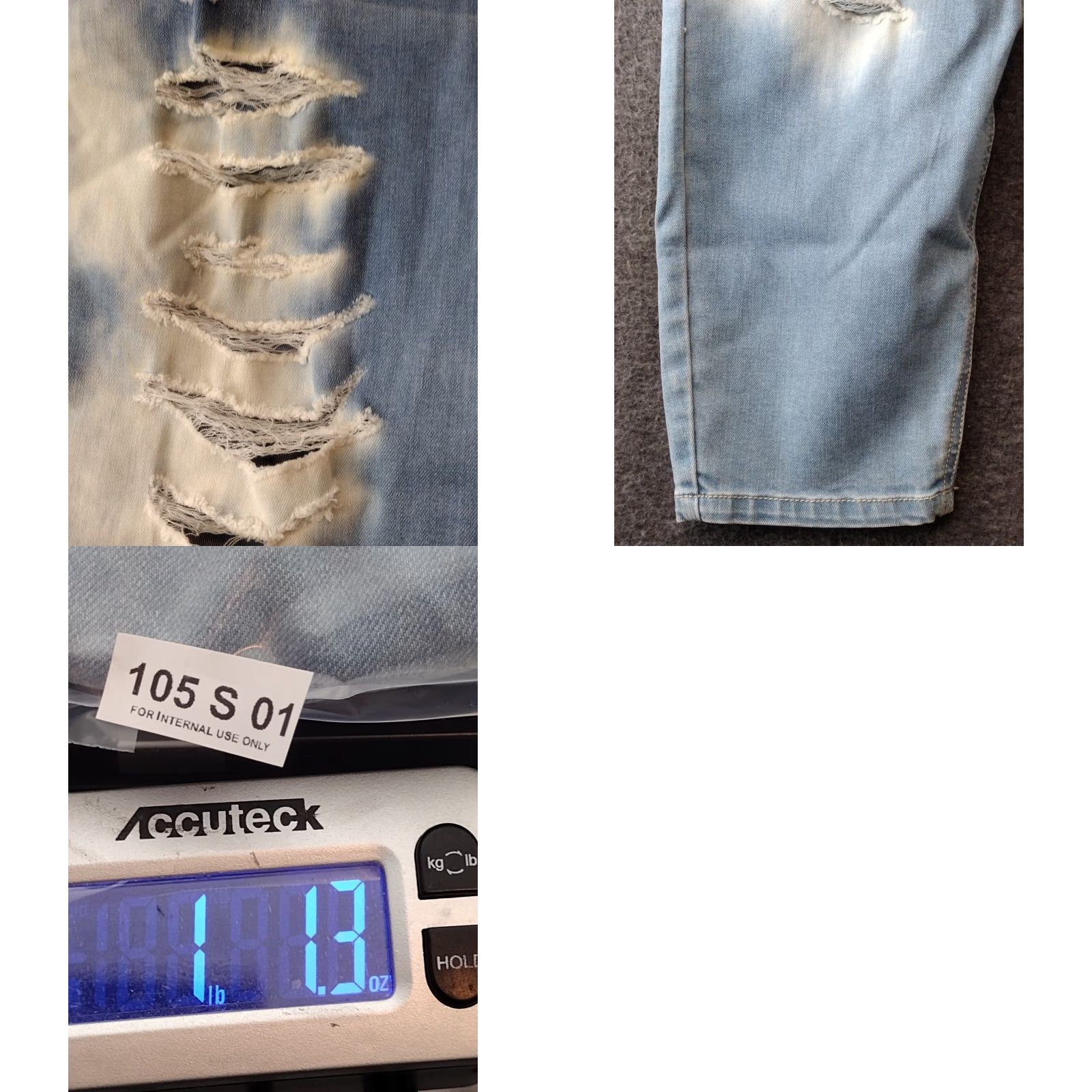 Penfield VINTAGE Anfield Jeans Blue 38X38 Distressed Skinny Tapered 5-Pocket Denim Stretch Women's Bohemian Flower 90s? Size 26" / US 2 / IT 38 - 8 Thumbnail