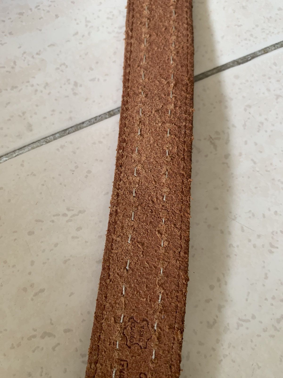 Vintage Vintage leather belt Size ONE SIZE - 3 Thumbnail