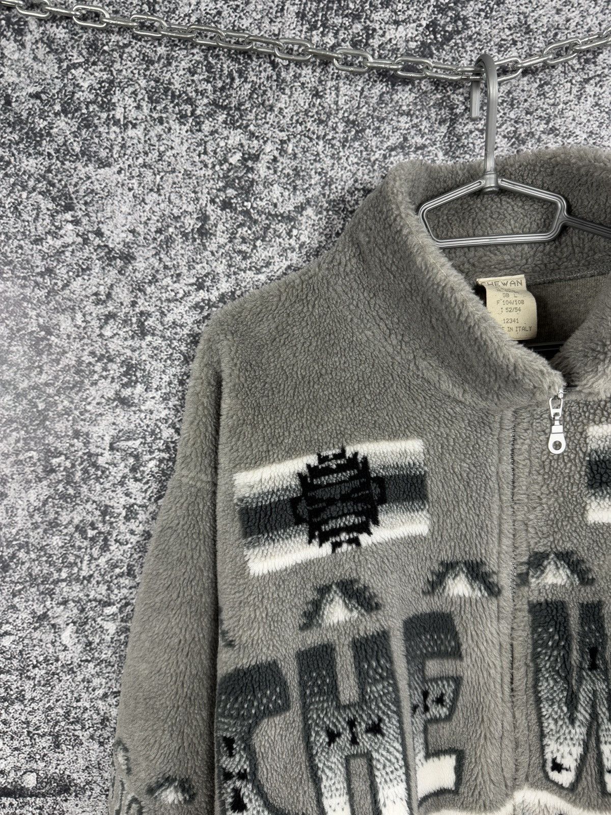 Vintage Chewan Native America Vintage Fleece Jacket Wild Life Sherpa Size US L / EU 52-54 / 3 - 3 Thumbnail