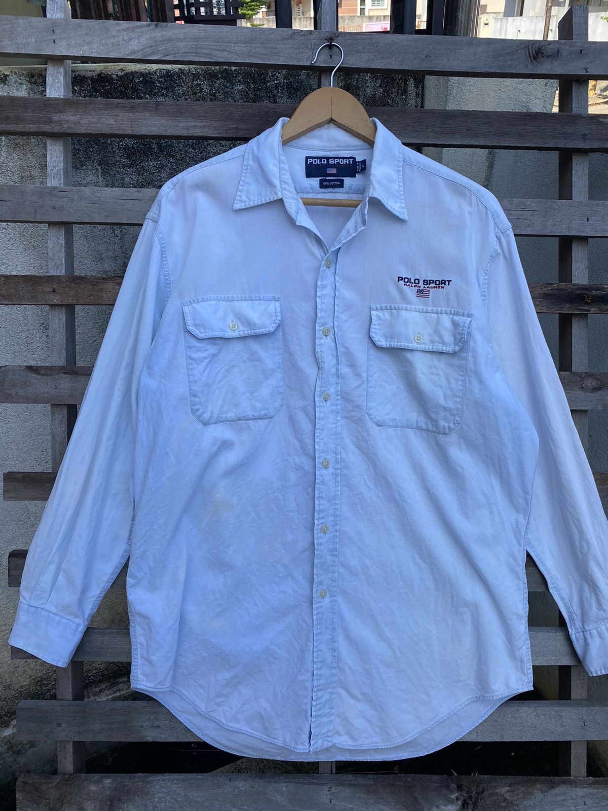 Polo Ralph Lauren Vintage Polo Ralph Lauren Shirt Size US L / EU 52-54 / 3 - 1 Thumbnail