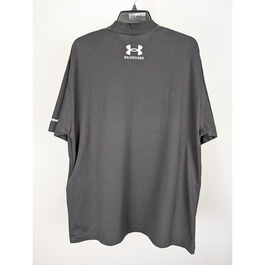 Balenciaga × Under Armour o1rshd1 Q:2 / Print Vint Medium Fit T-Shirt in Black Size US S / EU 44-46 / 1 - 10 Thumbnail