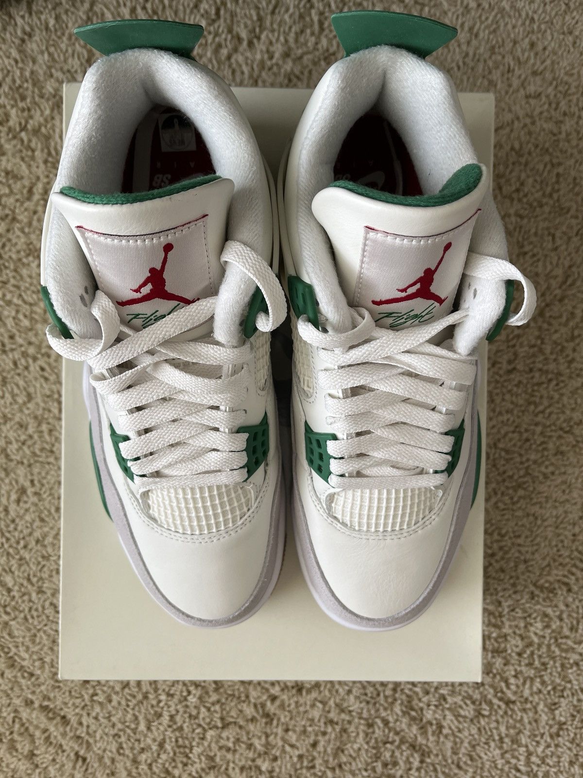 Jordan Brand × Nike Nike sb Jordan 4 pine green Size US 8 / EU 41 - 2 Thumbnail