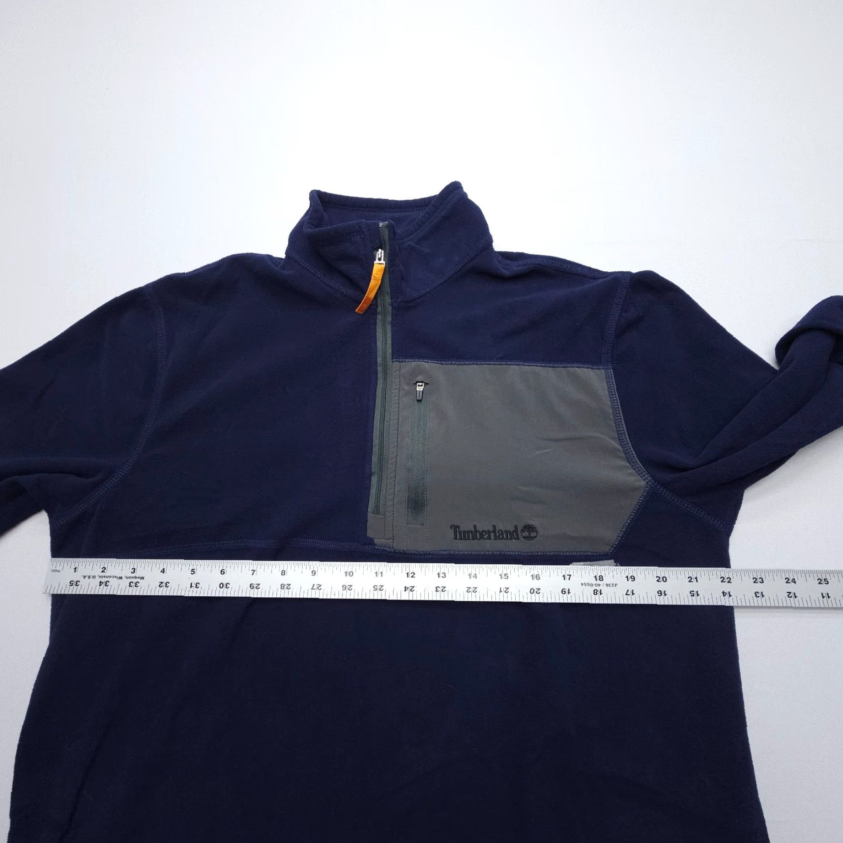 Timberland Timberland Hal f Zip Fleece Jacket Mens Large Dark Blue Hiking Travel Size US L / EU 52-54 / 3 - 6 Thumbnail