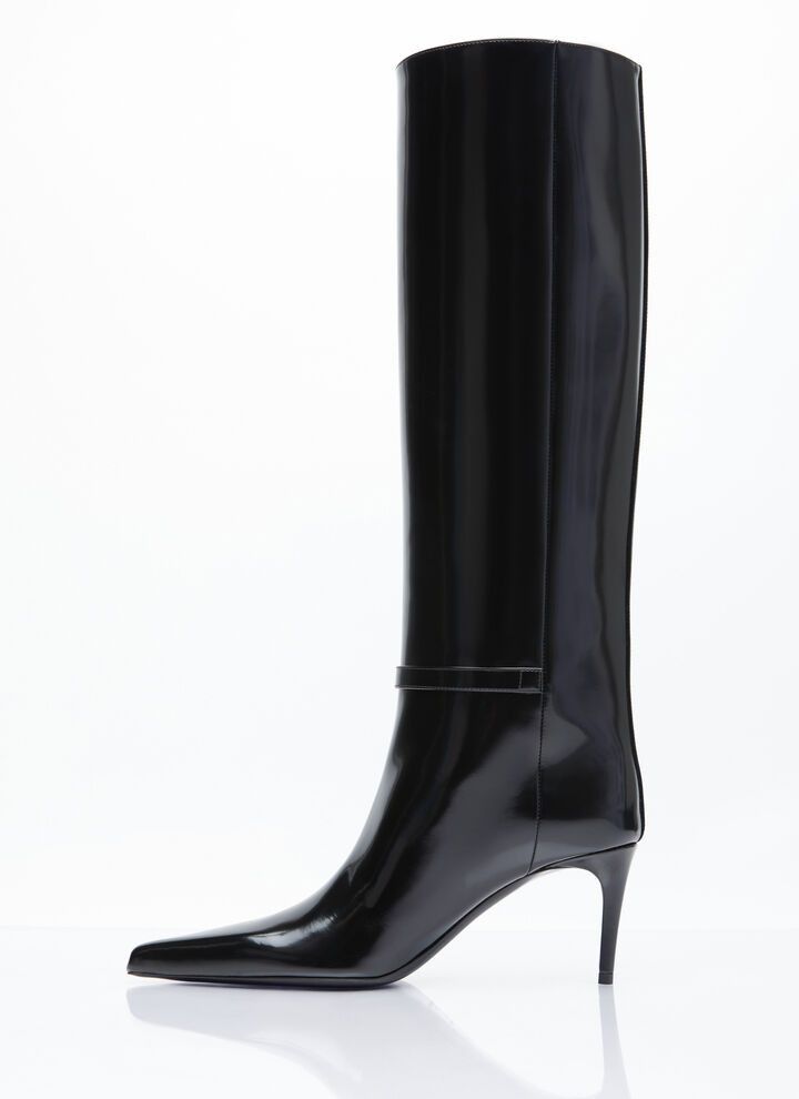 Saint Laurent Paris o1bcso1str0426 Lee Boots in Black Size US 9 / IT 39 - 3 Thumbnail