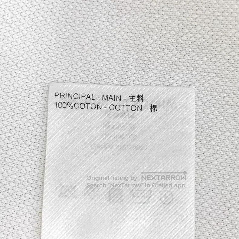 Louis Vuitton Louis Vuitton 24 White Pocket Embossed Cotton Crew Neck Sh Size US S / EU 44-46 / 1 - 7 Thumbnail
