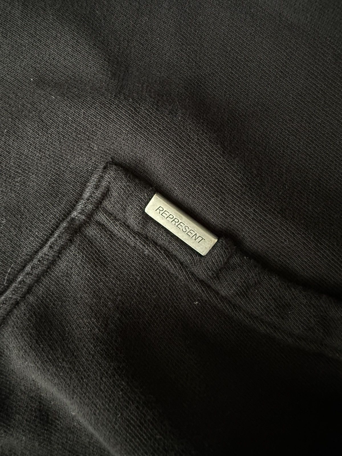 Represent Clo. Represent Blanks Heavy Baggy Washed Black Hoodie Size US L / EU 52-54 / 3 - 5 Thumbnail