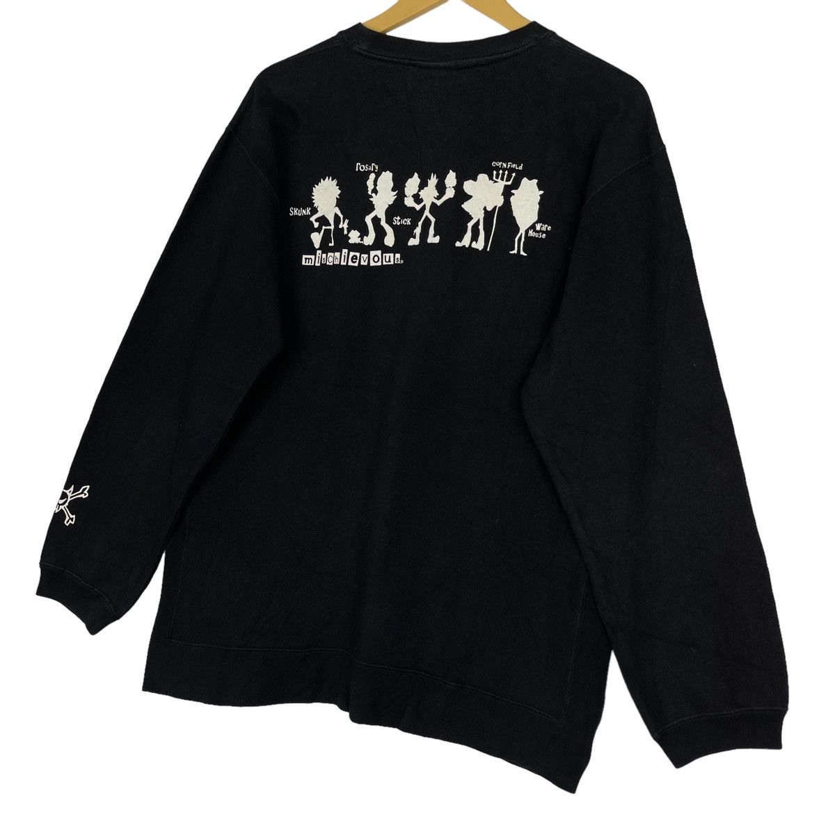 Vintage Vintage Mischievous Full Print Crewneck Sweatshirt Size M Size US M / EU 48-50 / 2 - 4 Thumbnail
