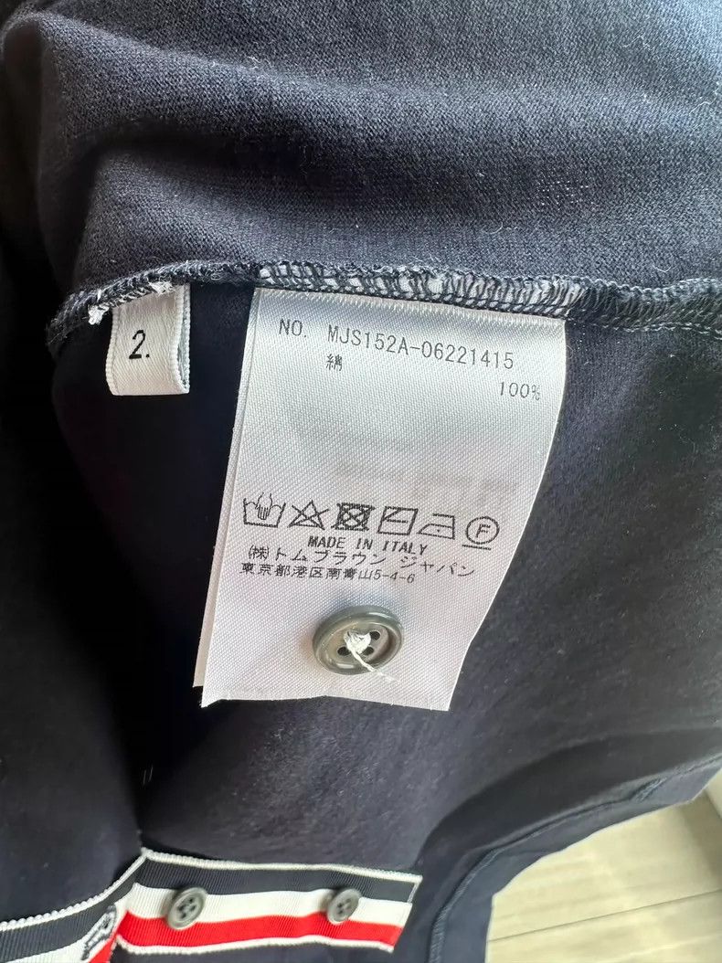 Thom Browne Thom Browne Cotton round neck short sleeves Size US M / EU 48-50 / 2 - 5 Thumbnail