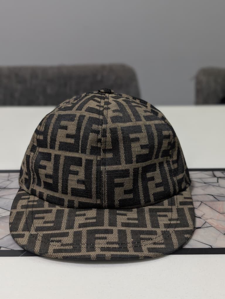 Fendi Fendi FF Monogram Cap – Brown/Black Size ONE SIZE - 3 Thumbnail