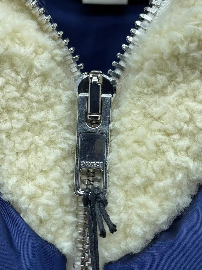 Gucci Gucci Co-branded lamb wool stitched cotton clothes jacket 2 Size XXS / US 00 / IT 34 - 3 Thumbnail