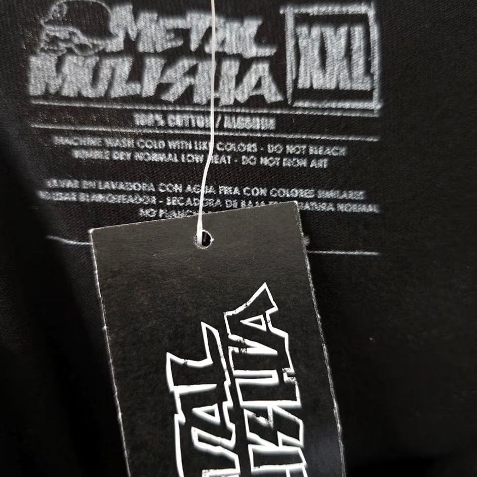 Metal Mulisha Metal Mulisha T Shirt Mens 2XL Black Gray All Over Print Shock Lightning Skull Horror Skeleton Cotton Shirt Mens Size US XXL / EU 58 / 5 - 5 Thumbnail