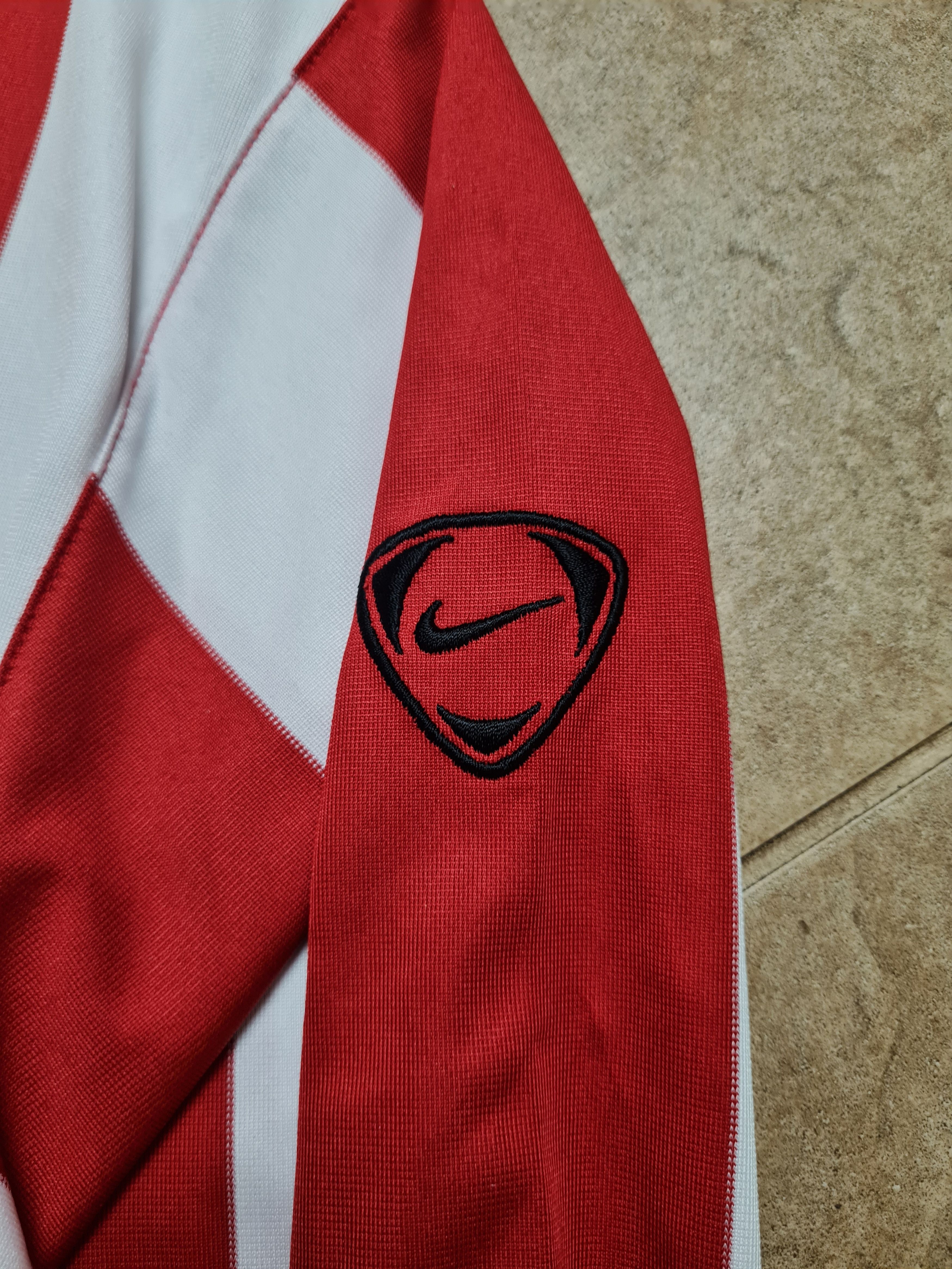 Nike Nike Striped Division Football Jersey Long Sleeve Red White Size US S / EU 44-46 / 1 - 4 Thumbnail