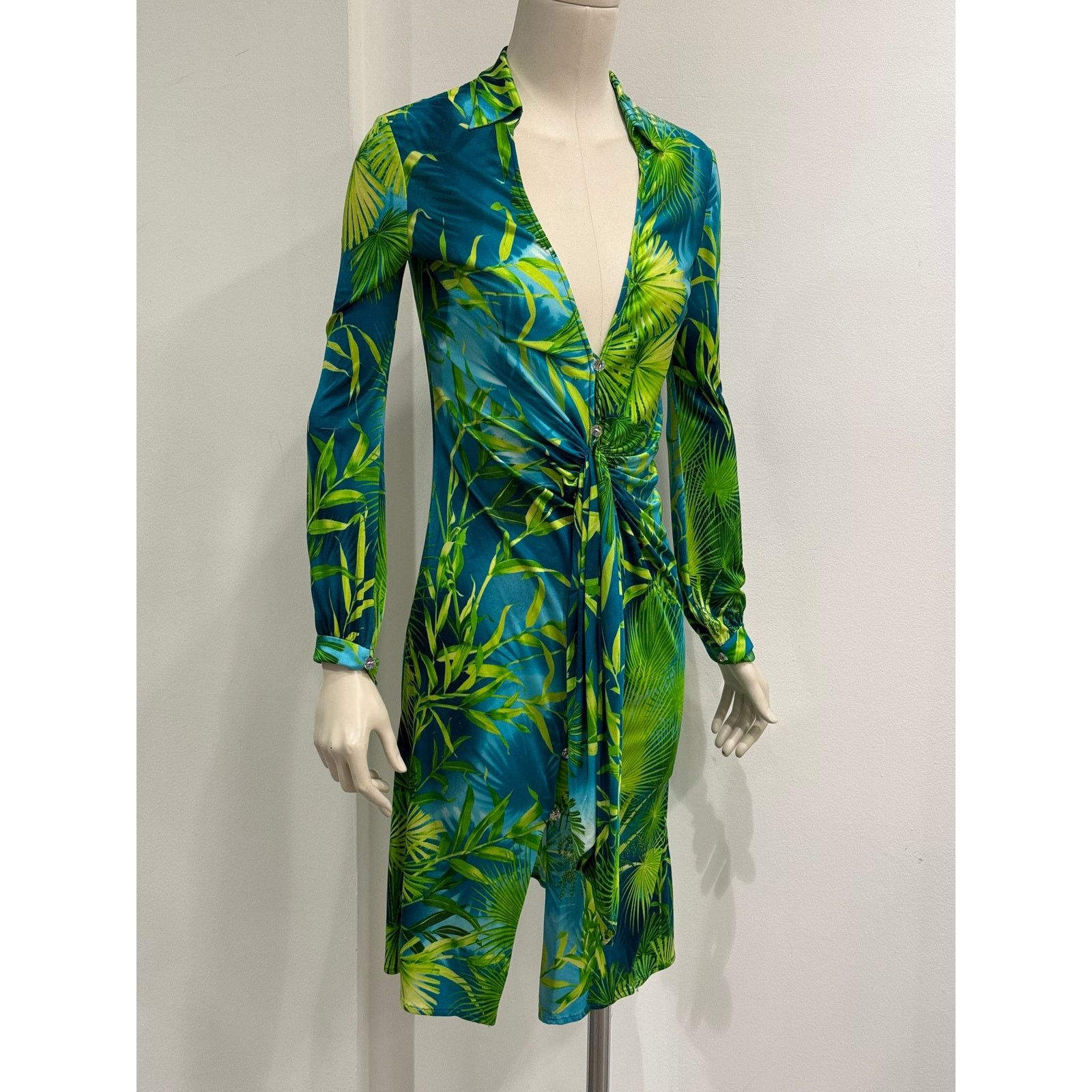 Versace S/S2000 Gianni Versace jungle midi dress Size S / US 4 / IT 40 - 5 Thumbnail