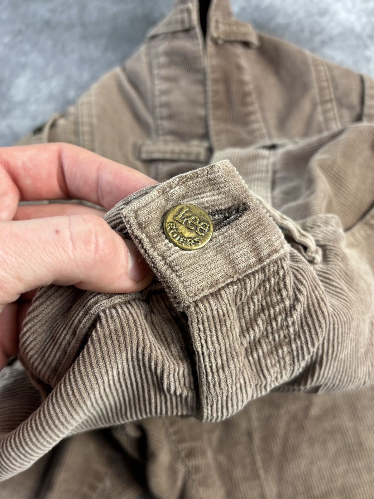 Lee × Vintage Vintage Lee Corduroy Trousers Vintage Corduroy Pants Wide Size US 32 / EU 48 - 3 Thumbnail
