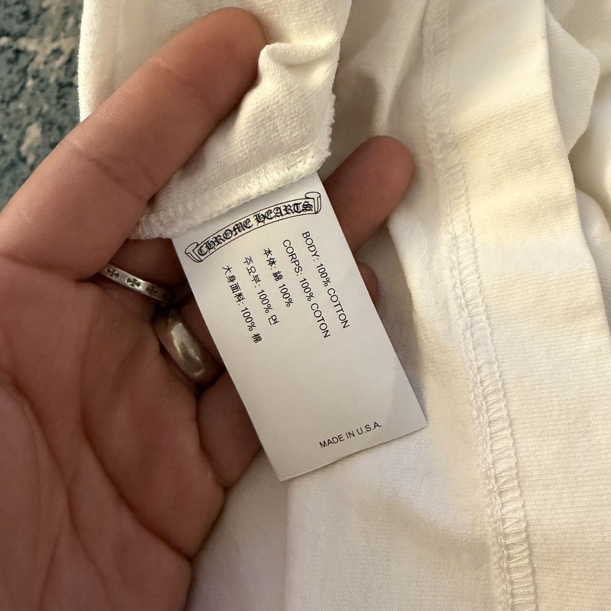Chrome Hearts Chrome Hearts Eye Chart Pocket Tee Size XS (Fits Small) Size US S / EU 44-46 / 1 - 6 Thumbnail