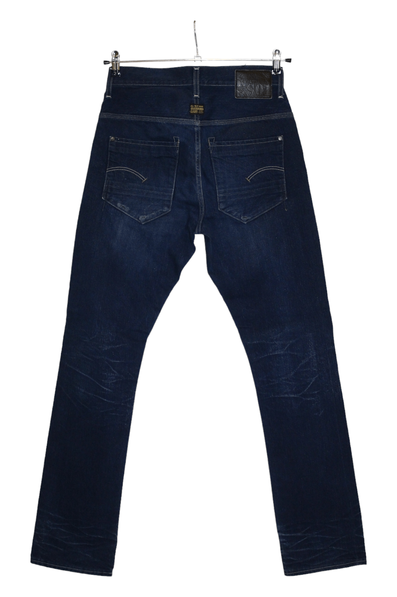 G-Star G-star Raw Denim New Radar Slim Dots Splash Blue Faded Jeans Size US 31 - 13 Thumbnail