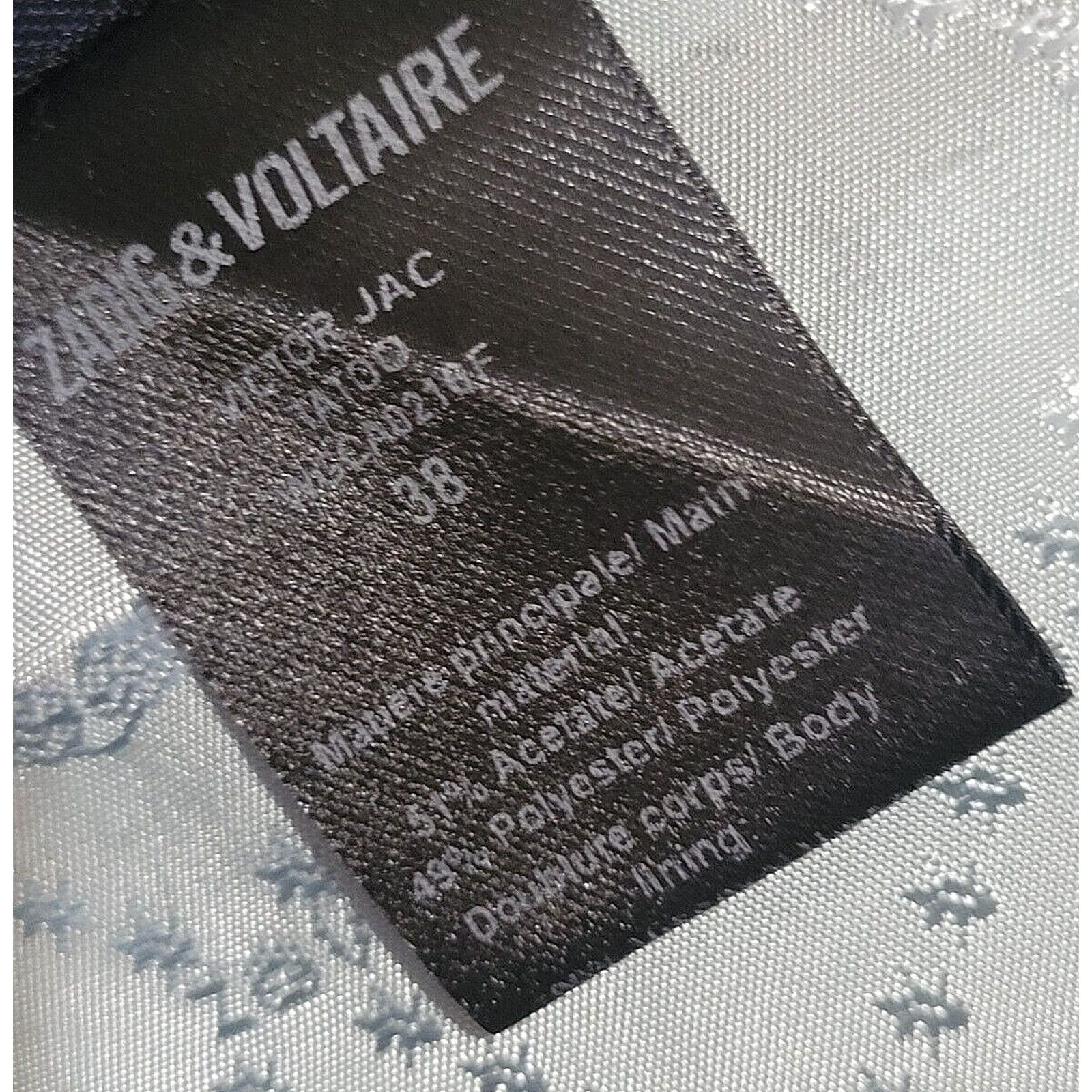 Zadig & Voltaire Zadig & Voltaire Victor Jac Tattoo Marine Women's Blazer Size S / US 4 / IT 40 - 6 Thumbnail