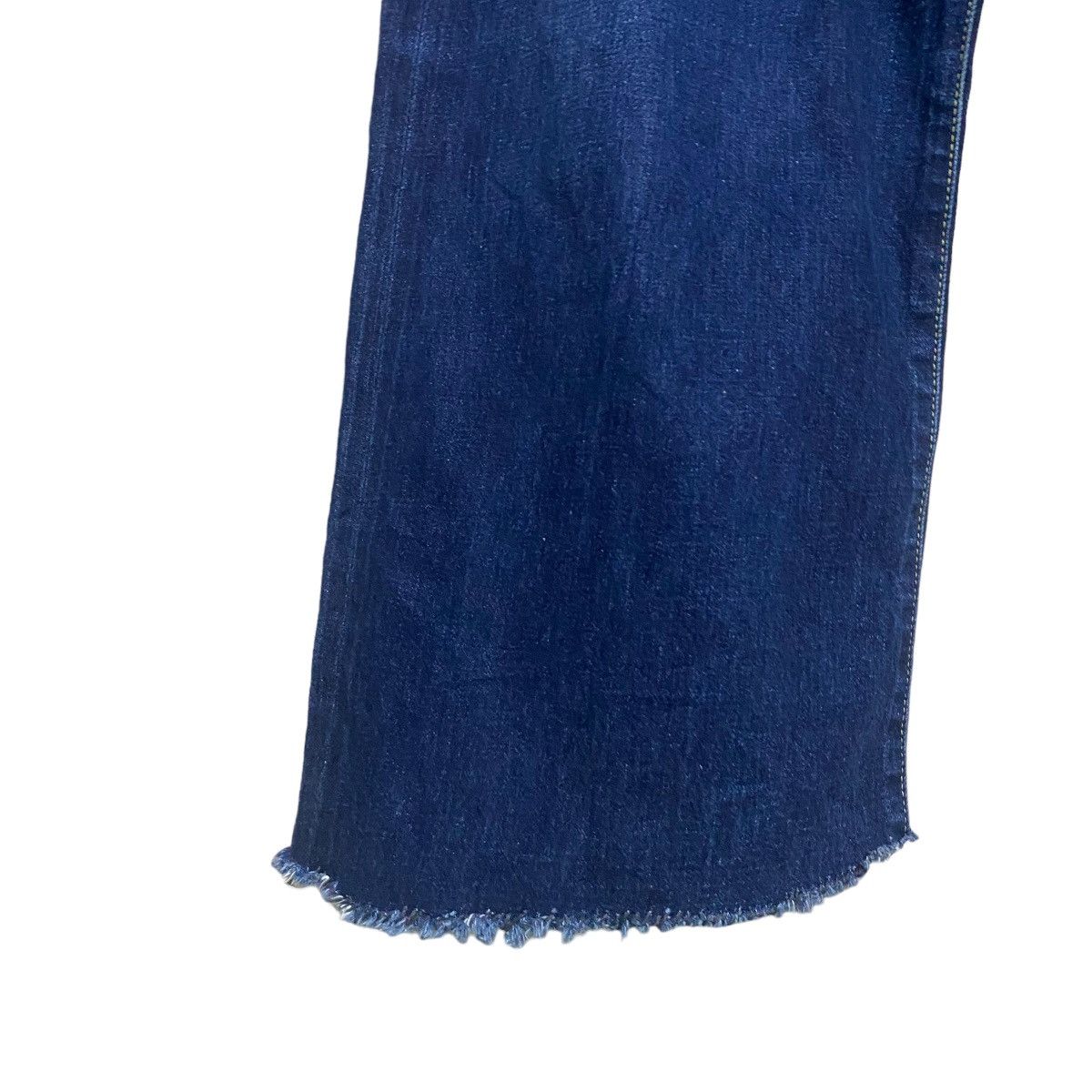 Yohji Yamamoto Vintage Yohji Yamamoto Pour Homme Asymmetrical Cropped Jeans Size US 32 / EU 48 - 9 Thumbnail