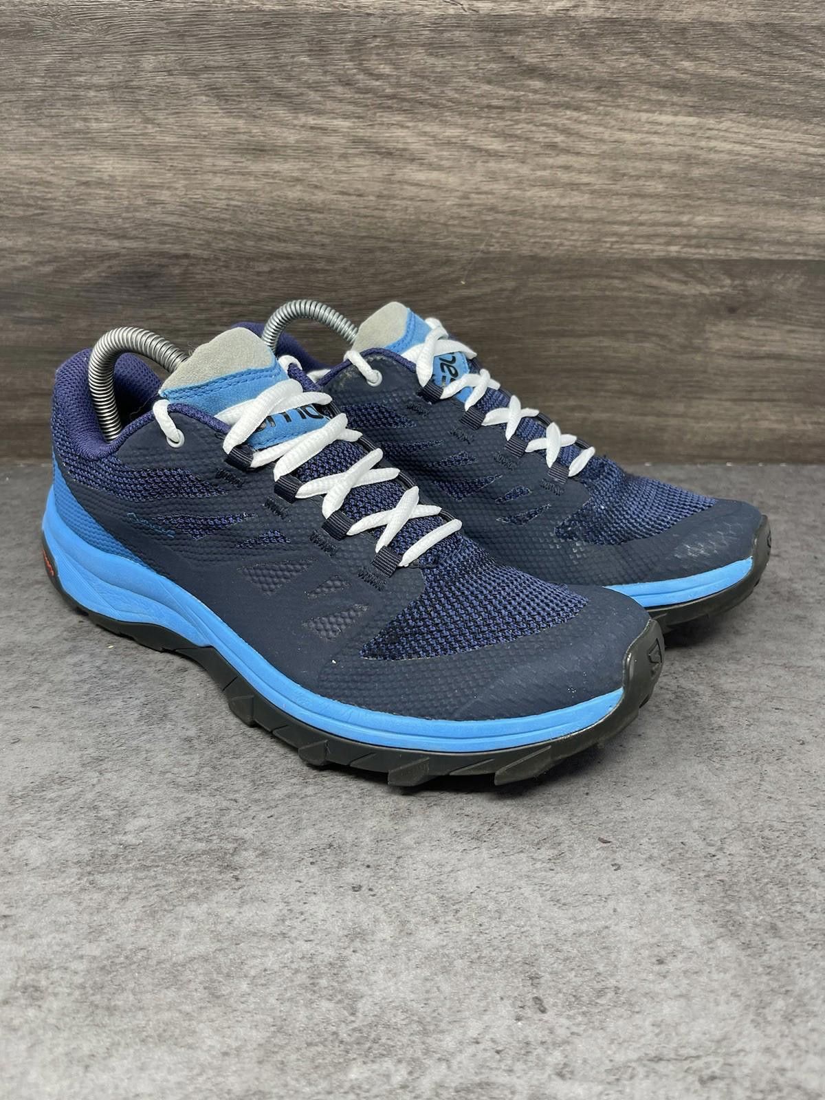 Salomon Salomon Outline GTX Shoes Mens Size 7.5 Black Blue Sneaker Size US 7.5 / EU 40-41 - 4 Thumbnail