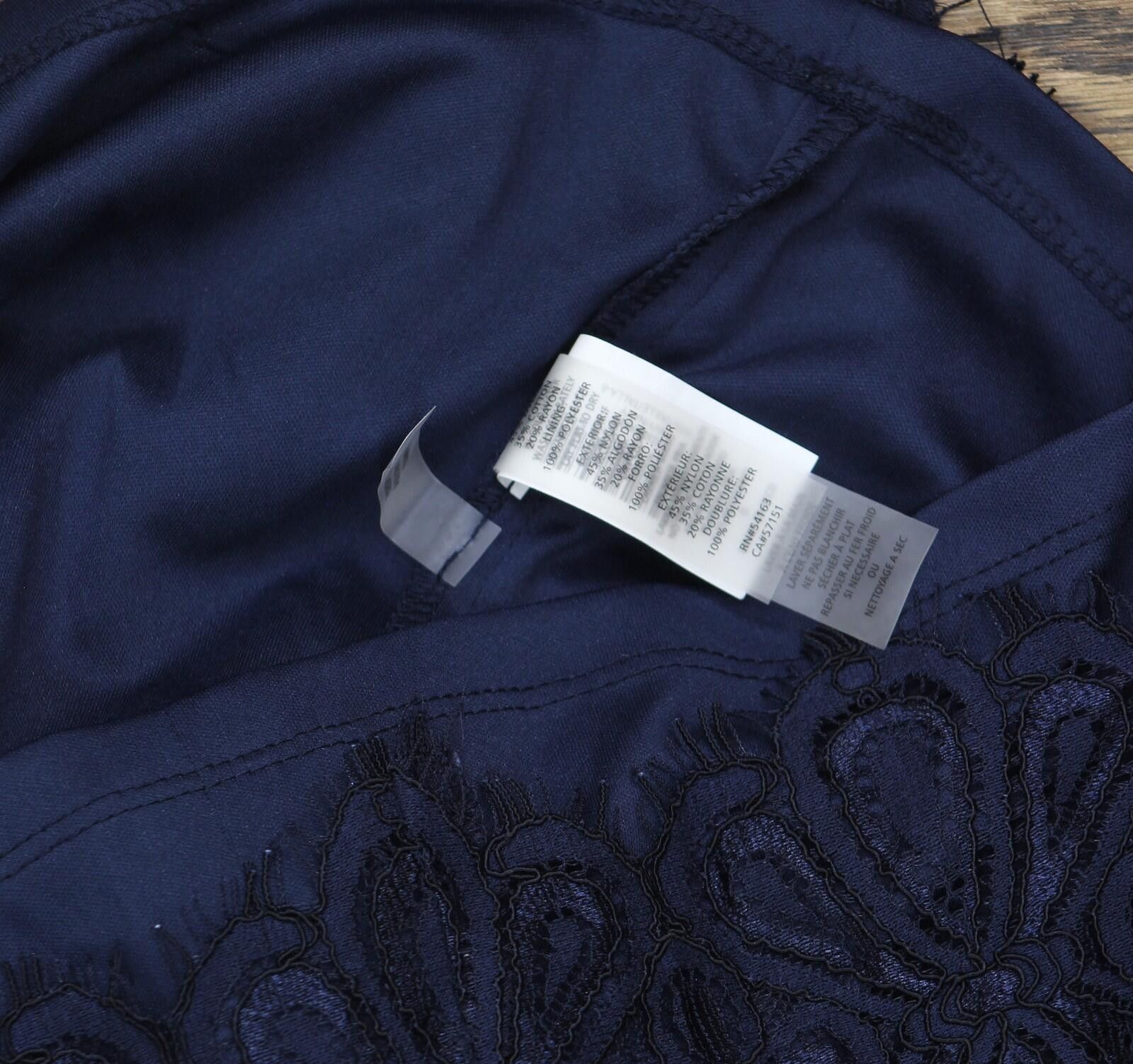 Other Kensie Half Sleeve Lace Sheath Dress Kdln0805 Navy Blue 8 Size M / US 6-8 / IT 42-44 - 5 Thumbnail